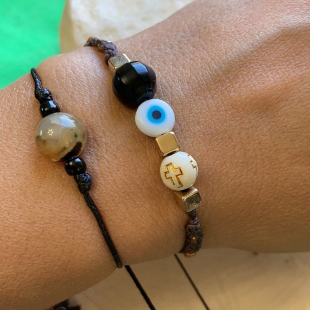 Protection obsidian evileye 🧿 spiritual bracelet - Picture 5 of 10